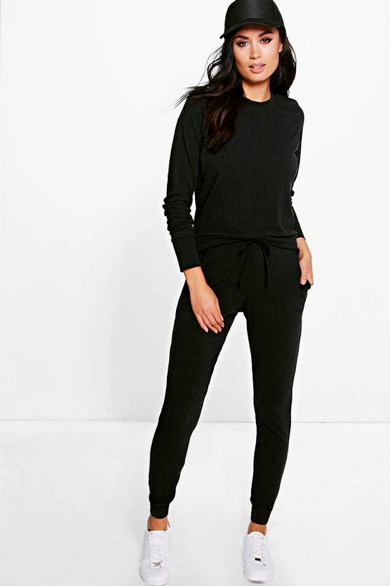 Hollie Rib Knitted Loungewear Set